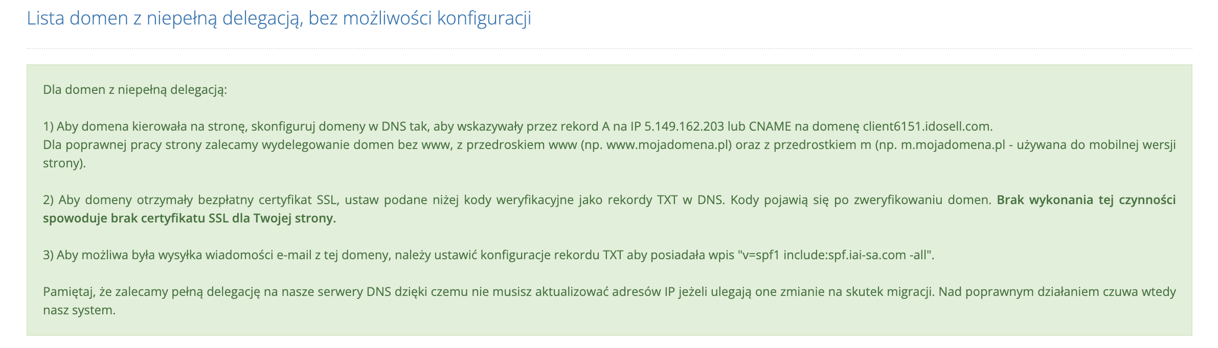 Niepełna delegacja - kod - Niepełna delegacja - kod