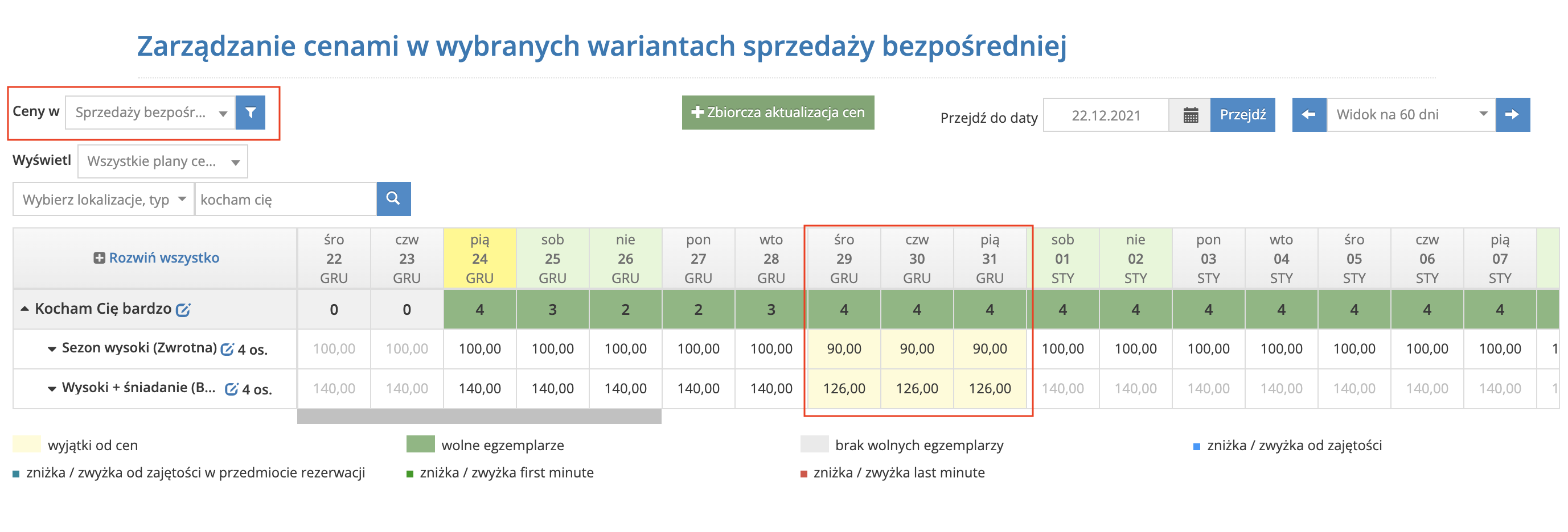 Nadpisanie stawek do widgetu - Nadpisanie stawek do widgetu