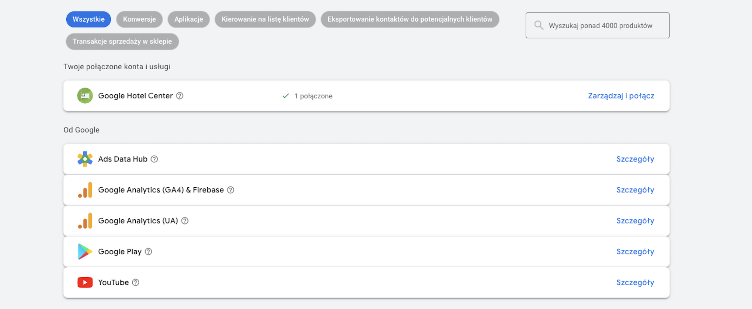 Integracja z Google Ads 2