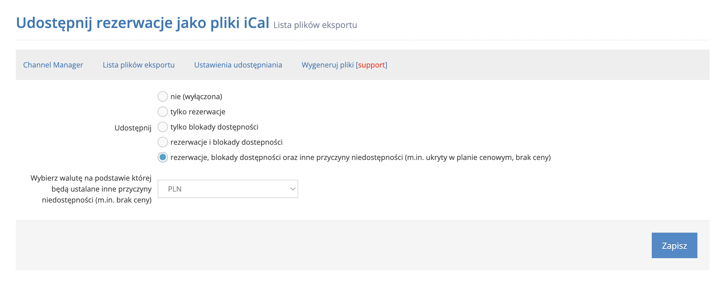 Slowhop - udostępnij rezerwacje jako pliki iCal - Jak udostępnić rezerwacje jako pliki iCal
