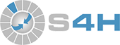logo systemu hotelowego S4H Hotel
