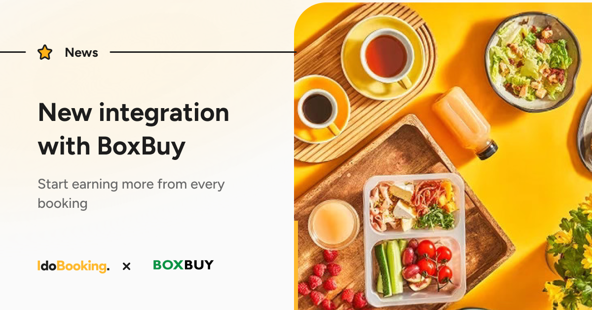 IdoBooking x BoxBuy breakfast integration