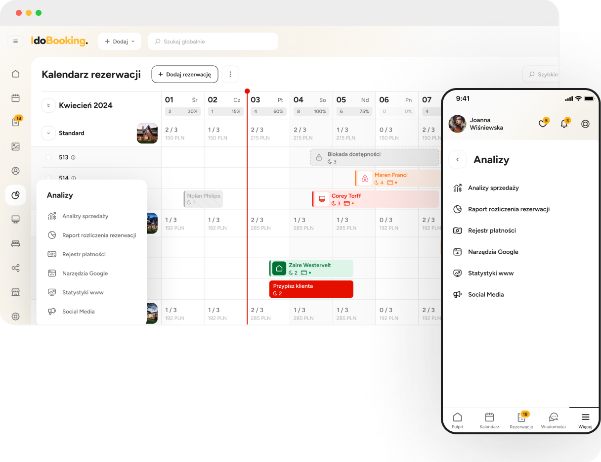 Channel Manager i PMS dla obiektów noclegowych