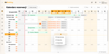 Kalendarz rezerwacji IdoBooking