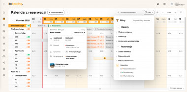 System rezerwacji IdoBooking do zarządzania apartametami i obiektami nocleowymi