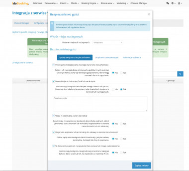 Bezpieczeństwo Gości w integracji z Airbnb w IdoBooking