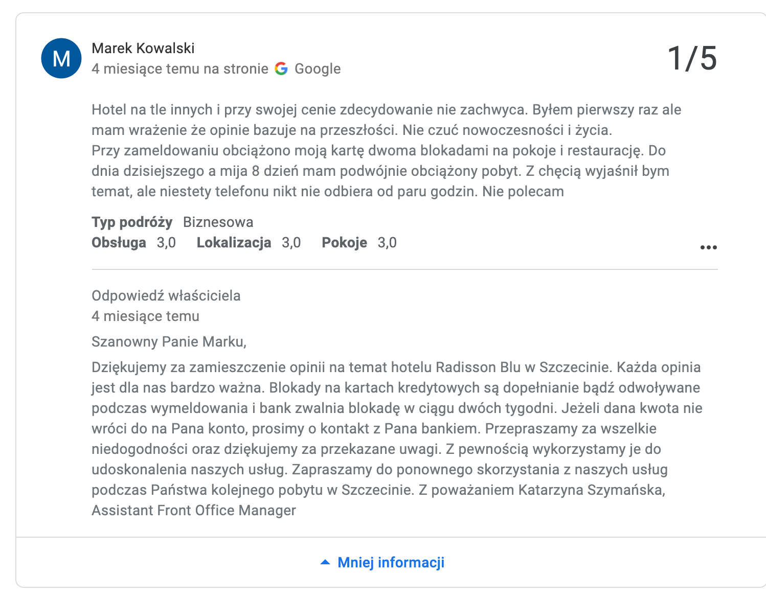 Nie zwlekaj z odpowiedzią