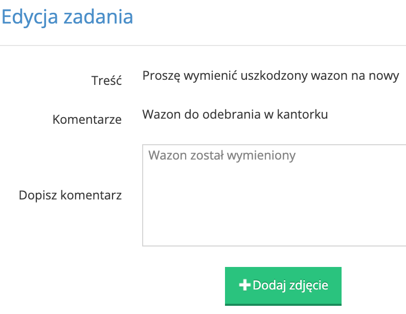 edycja zadania