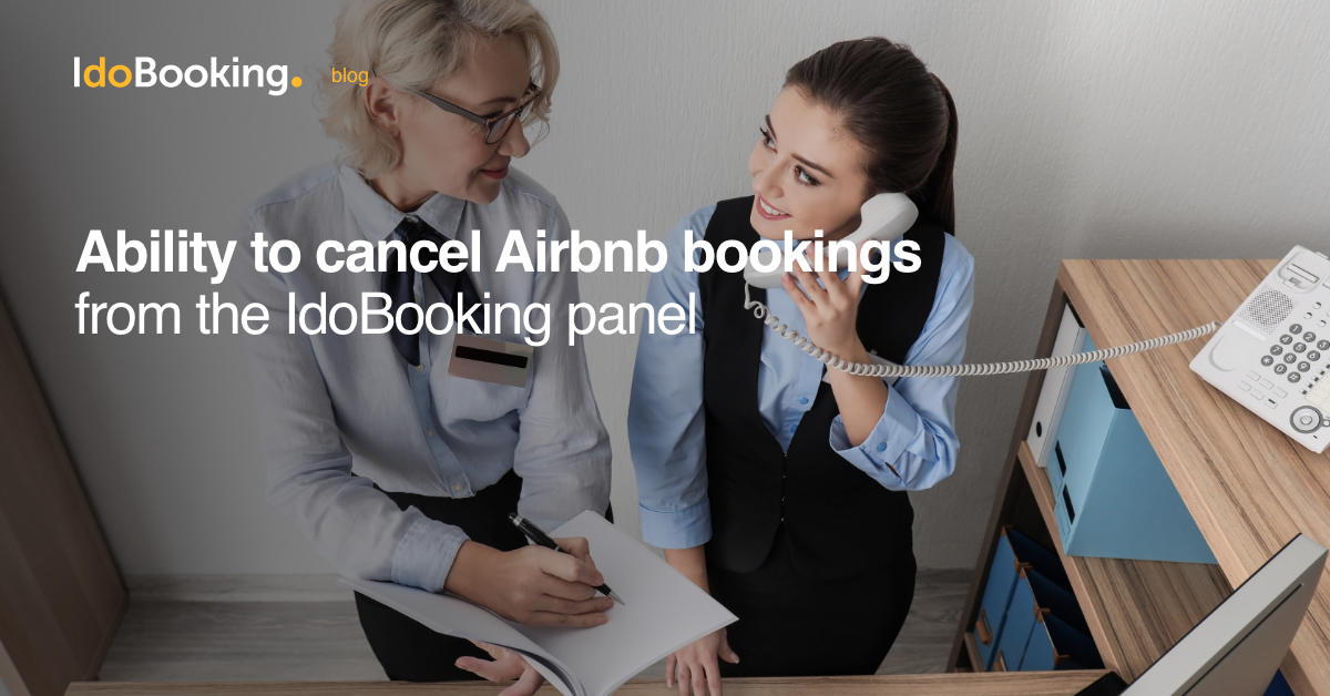 Ability to cancel Airbnb bookings from the IdoBooking panel