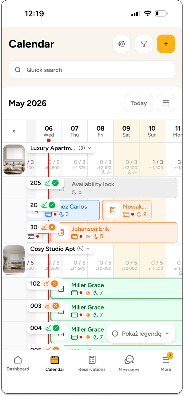 IdoBooking — Price and Minstay edit